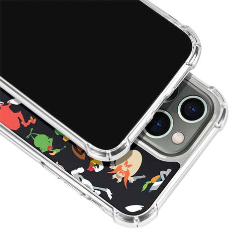 Looney Tunes Identity Pattern iPhone 14 Pro Clear Case